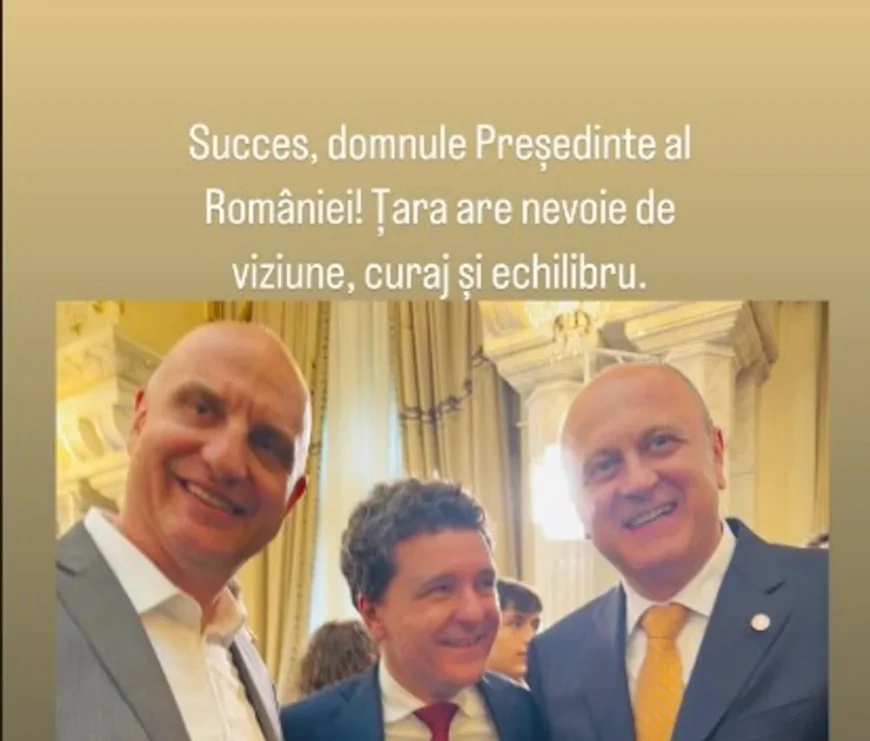 Gigi Becali n-a fost singurul om din fotbal prezent la învestirea lui Nicușor Dan. Un adversar declarat al lui Georgescu și Simion a bifat festivitatea
