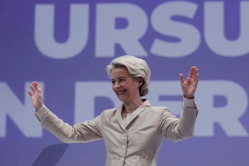 Ursula von der Leyen l-a felicitat pe Nicușor Dan: „Acum sunteți președintele tuturor românilor”