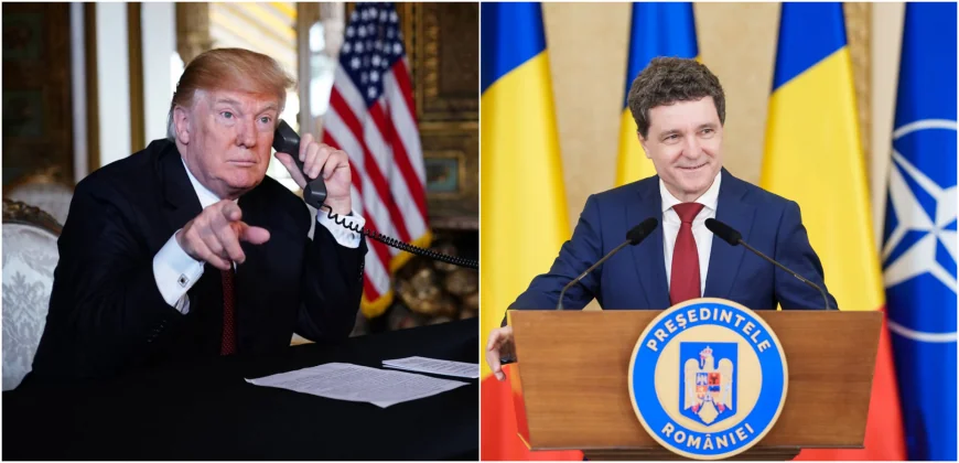 Nicușor Dan a vorbit la telefon cu Donald Trump. Președintele României a fost invitat în SUA (surse)