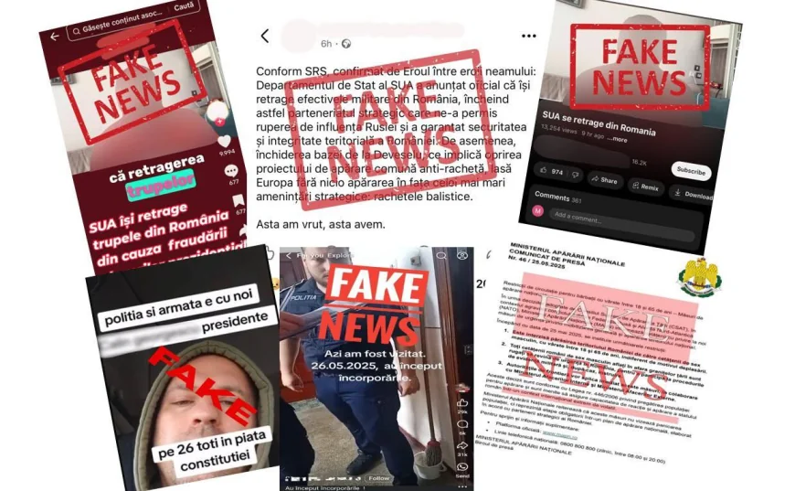 "NU au început încorporările". Fake News răspândit pe TikTok, demontat de Armata română şi de Poliţie