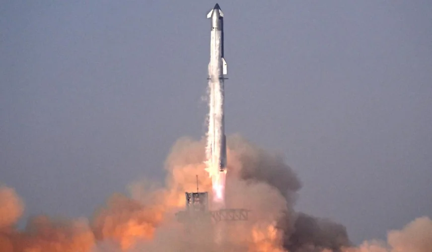 Un nou eşec pentru Elon Musk. Megaracheta Starship a ajuns în spaţiu, dar a explodat la întoarcerea pe Pământ, deasupra Oceanului Indian