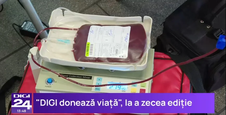 DIGI donează VIAȚĂ. 350 de angajați din 28 de puncte de lucru DIGI au donat sânge