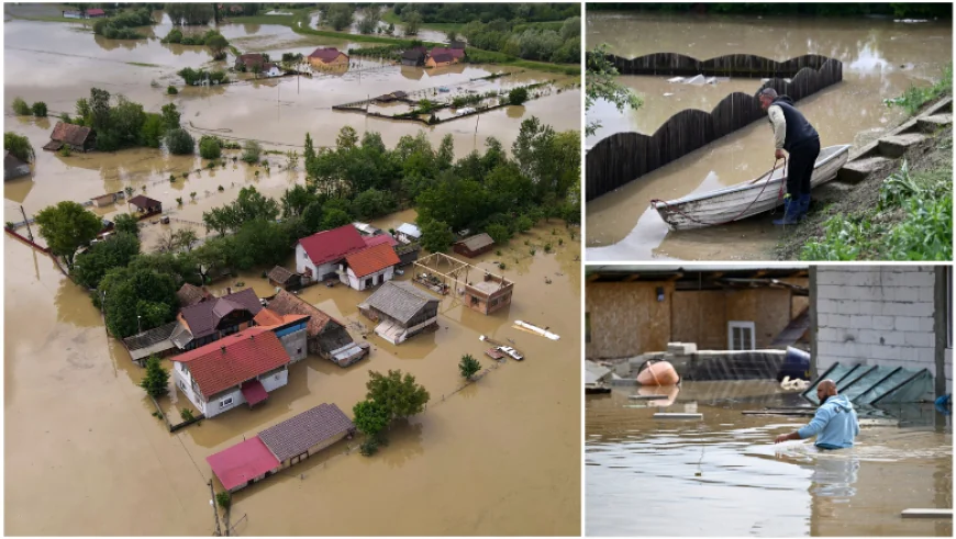Alertă de inundații în țară. Zeci de localități sub apă, sute de oameni evacuați. Fechet: „Trecem printr-o perioadă critică”