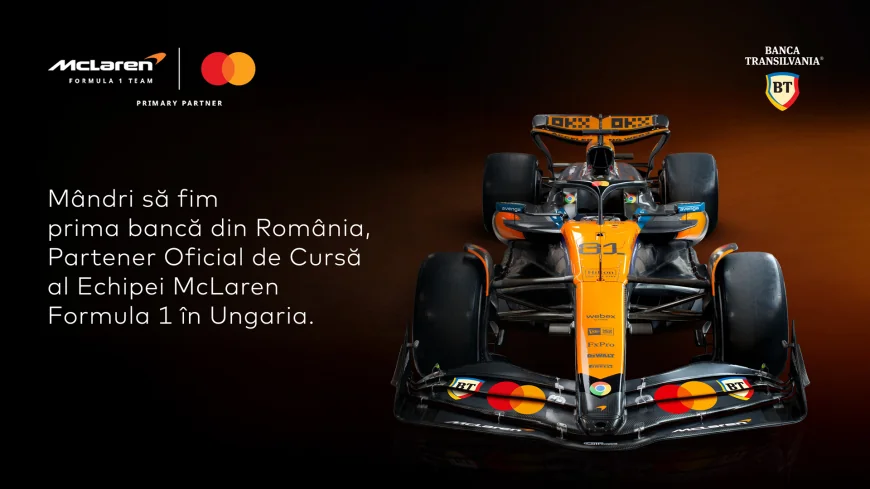 Prima bancă din România care devine partener al unei echipe de Formula 1. Ce super piloți vor avea sigla firmei românești pe cască