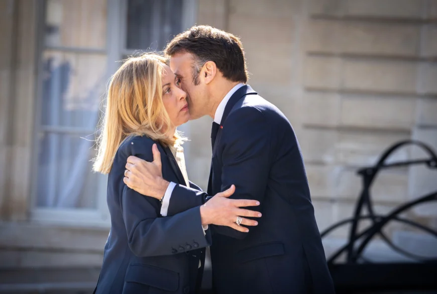 Nu am probleme personale cu Macron, spune Meloni, înaintea unei vizite a liderului francez la Roma, pe fondul unor relații tensionate