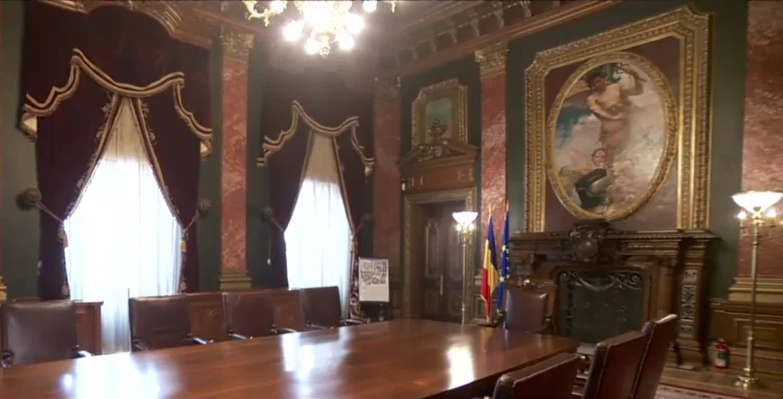 Clădirea BNR din Centrul Capitalei și-a deschis porțile publicului. Oamenii au putut atinge și un lingou de aur de 1,3 milioane de euro