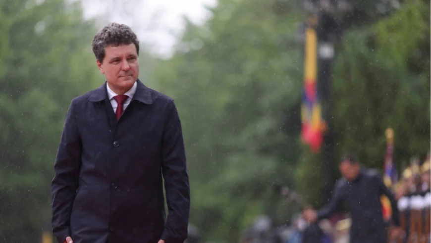 Nicușor Dan a ajuns la salina Praid. Președintele va merge și în zonele inundate din județul Covasna