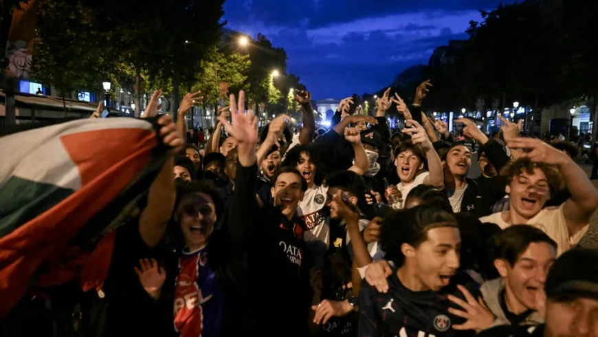 Violențe în Franța, după ce PSG a câștigat Champions League. Spargeri la magazinele de lux de pe Champs-Élysées