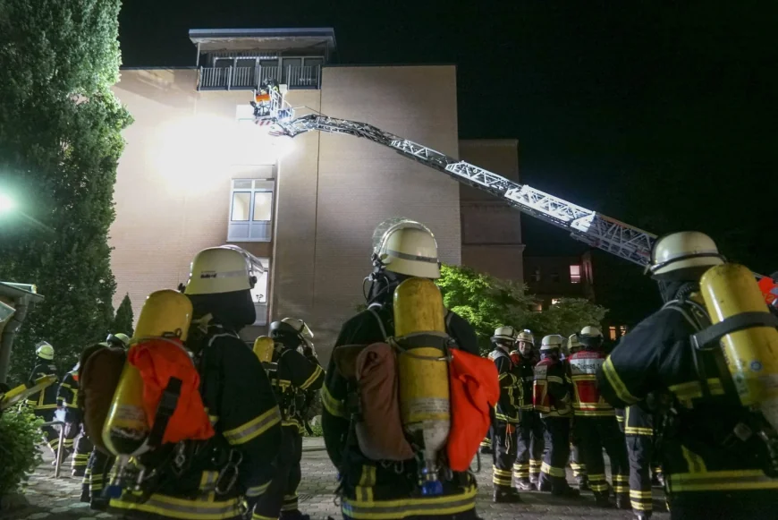 Un pacient de 72 de ani a fost arestat după un incendiu la un spital din Hamburg