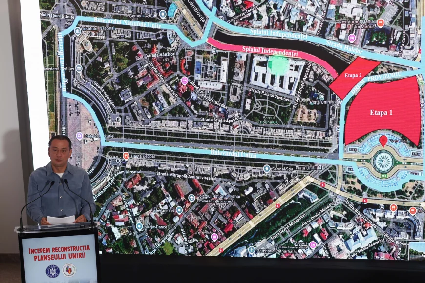 Lucrările la Planșeul Uniri încep săptămâna viitoare, anunță Daniel Băluță. „Sunt împărţite în patru zone” / „Urmează o perioadă extrem de dificilă de trei ani”