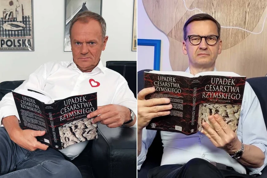 VIDEO Nivelul ironiilor între politicienii din Polonia: Donald Tusk, atacat cu o carte celebră, după ce candidatul lui a pierdut alegerile din Polonia. Gestul pe care l-a făcut cu 2 ani în urmă
