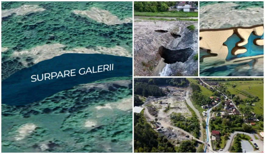 ANIMAŢIE. Galeriile Salinei Praid s-ar putea prăbuşi pe rând. "Un dezastru istoric"