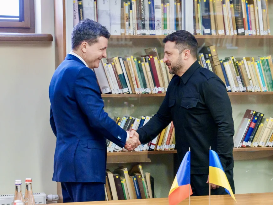 Volodimir Zelenski, după discuția de la Vilnius cu Nicușor Dan: „Îi mulțumesc pentru asigurarea că Ucraina poate conta pe sprijinul continuu al României”
