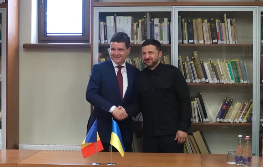 Zelenski i-a mulțumit lui Nicușor Dan pentru sprijinul acordat Ucrainei. Liderul român va participa la summitul de la Odesa
