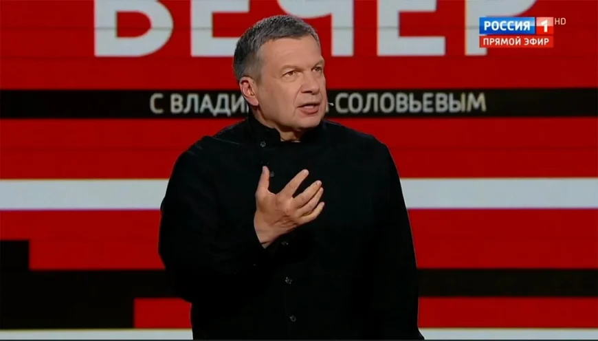 Propagandistul Vladimir Soloviov și-a ieșit din minți după atacul cu drone al ucrainenilor: „Să-l împușcăm ca pe un trădător”