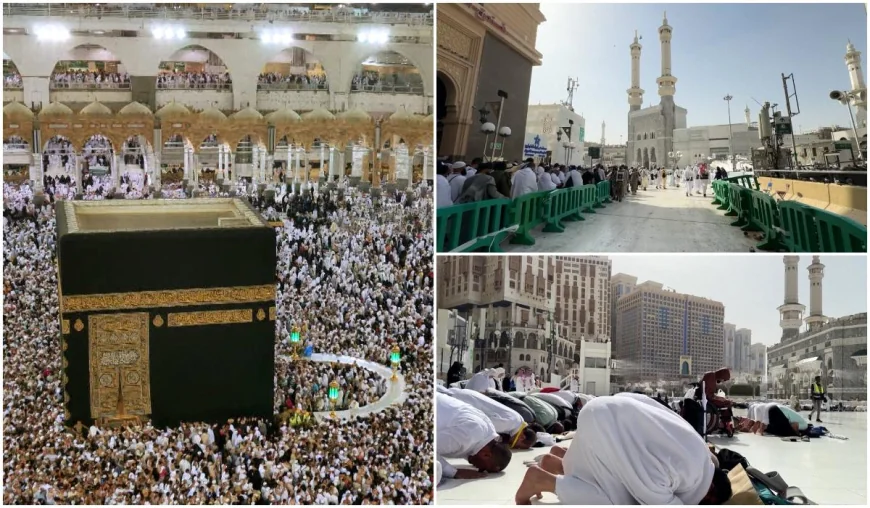 Peste 1,4 milioane de pelerini, la Mecca. Ce măsuri speciale au fost luate din cauza caniculei
