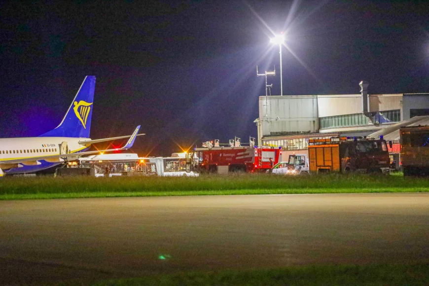 Nouă persoane rănite după ce un avion Ryanair a fost forțat să aterizeze de urgență în Germania