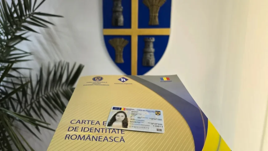 Primele cărți electronice de identitate în Olt. Pot fi solicitate și pentru copiii mai mici de 14 ani. „Poate ține loc de pașaport”