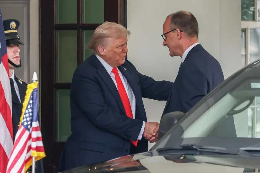 LIVE TEXT Trump l-a primit pe Friedrich Merz în Biroul Oval. Conversația a luat o turnură serioasă