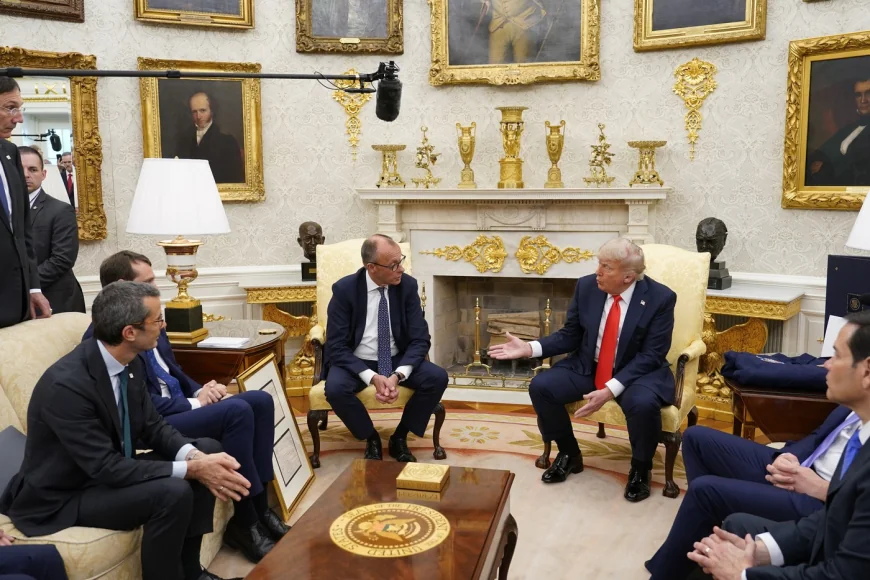 Donald Trump a comparat războiul din Ucraina cu o ceartă între „copii” / Friedrich Merz a spus că liderul american este „persoana cheie” pentru a opri conflictul