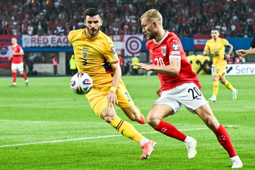 A început meciul Austria - România din preliminariile CM 2026, grupa H:  1-0 în confruntarea de la Viena