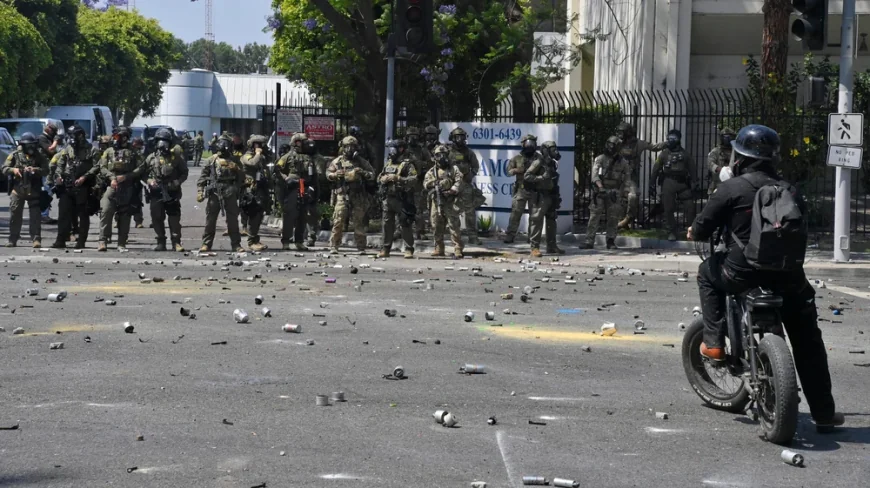 Garda Națională a sosit la Los Angeles. Protestele față de raidurile asupra imigranților s-au extins