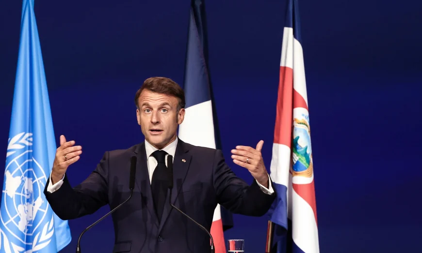Emmanuel Macron: Contestarea priorității acordate climei este o „greșeală uriașă”. Liderii lumii, reuniți la Nisa pentru Unoc3