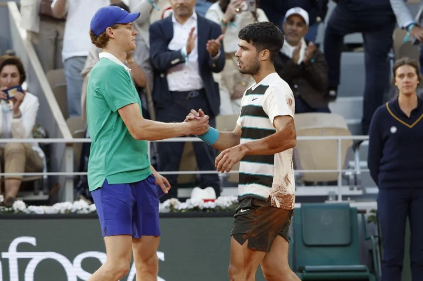 Clasament ATP, 9 iunie 2025: Carlos Alcaraz îl bate pe Sinner, la Roland Garros, şi îşi consolidează locul 2