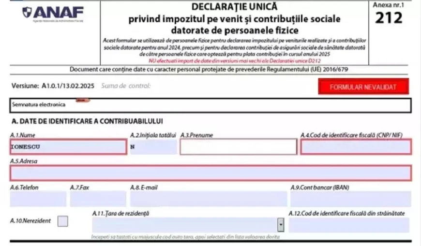 Ce se întâmplă dacă nu depui Declaraţia Unică