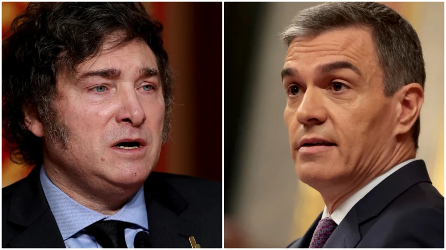 Javier Milei reaprinde scandalul cu Pedro Sanchez. Președintele Argentinei lansează noi insulte la adresa premierului spaniol
