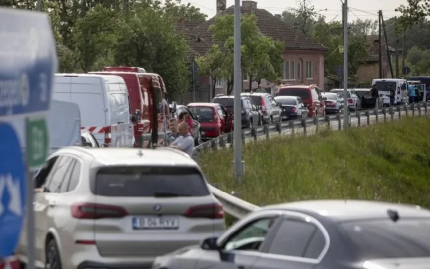 Blocaj pe Autostrada A3 București–Ploiești, din cauza furtunii care a lovit Capitala