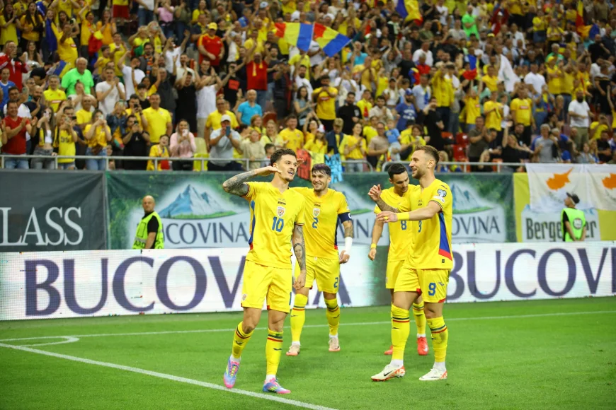 Preliminarii CM 2026, România - Cipru, rezultat final: 2 - 0. Goluri: Tănase și Dennis Man