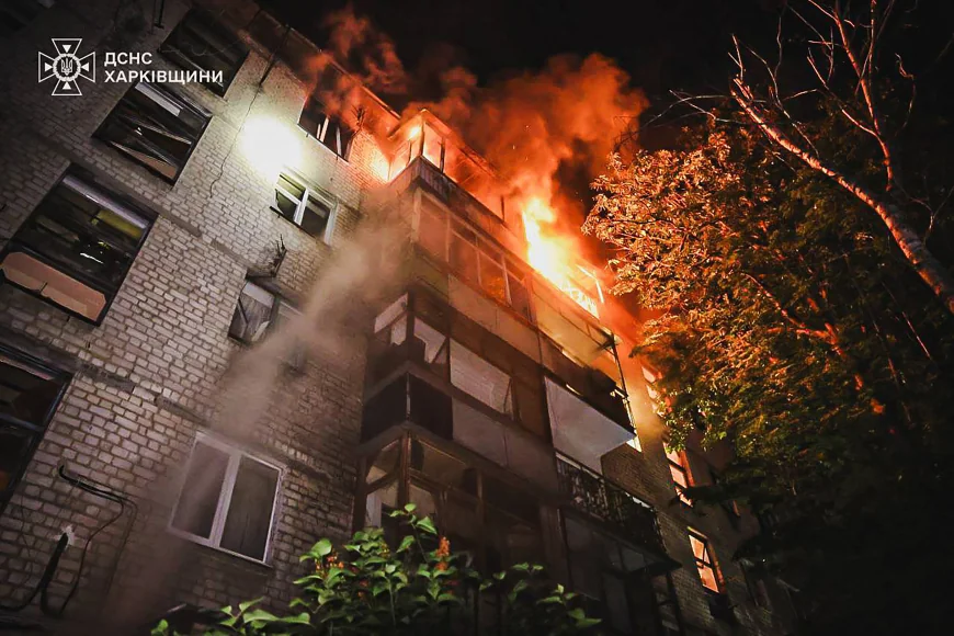 Nou atac al Rusiei cu sute de drone asupra Ucrainei. Bombardamente intense în Harkvov, al doilea oraș ca mărime, după Kiev