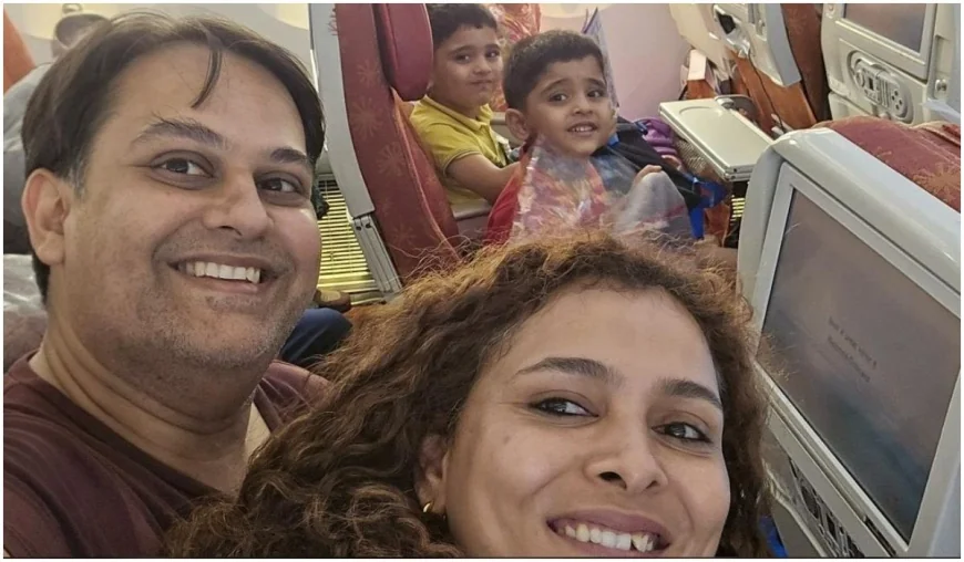 Ultimul selfie înainte de prăbuşirea avionului în India. O familie de medici şi copiii lor, morţi în tragedie