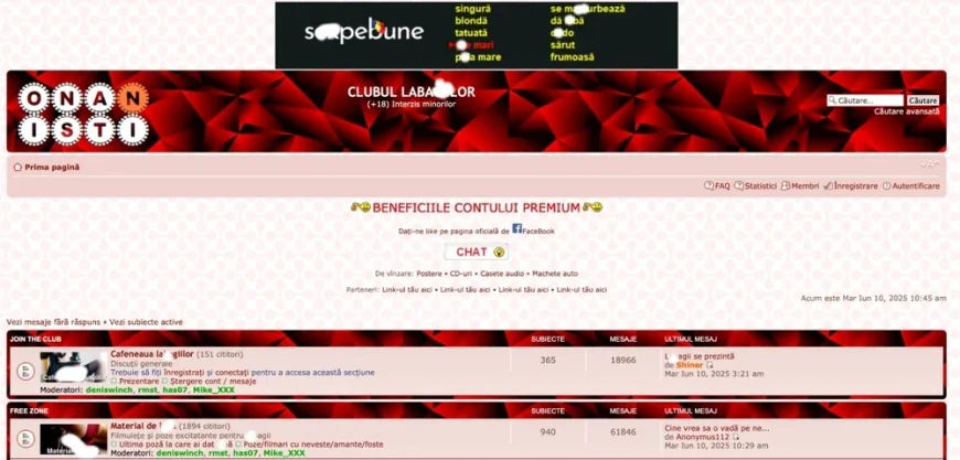 „Zeul Internetului”, bărbatul care administra site-ul pe care erau publicate imagini cu femei în ipostaze indecente, audiat de poliție