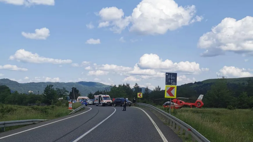Un motociclist şi-a pierdut viaţa într-o curbă periculoasă din Vrancea. O eroare tragică i-ar fi fost fatală