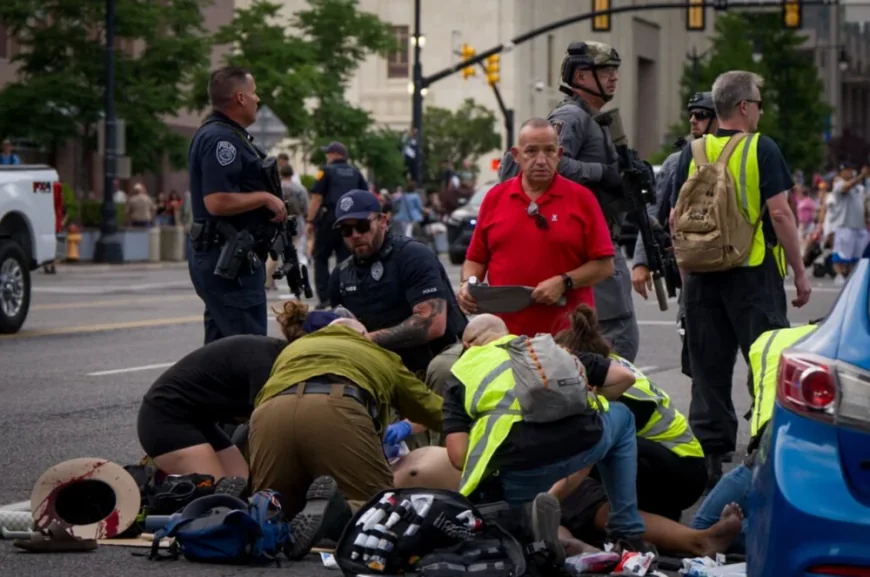 Tragedie la un protest anti-Trump: Un bărbat a fost împușcat mortal din greșeală, în Utah