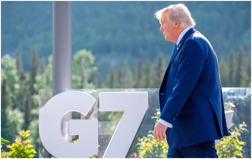 Donald Trump a plecat mai devreme de la summitul G7, din cauza conflictului Israel - Iran