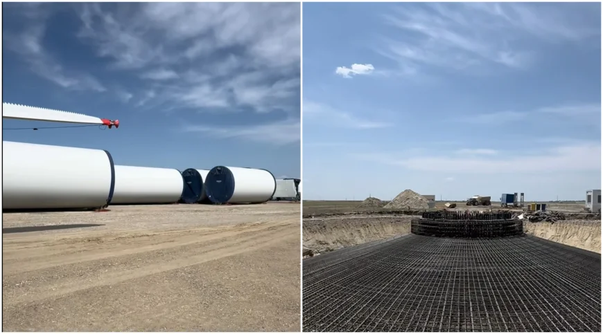 Ministrul Energiei, vizită pe șantierul unui parc eolian din Buzău: „Un colos energetic” de 461 MW