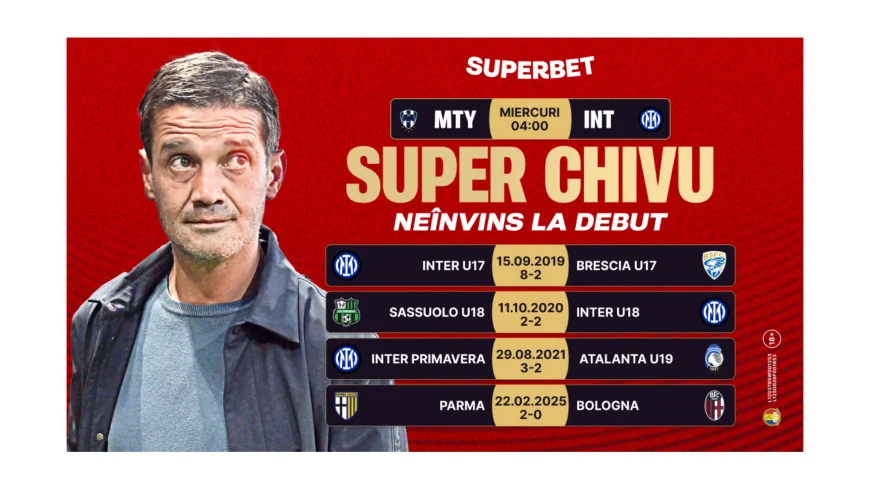 Super Chivu debutează la Inter pe Rose Bowl. Cotele pentru Monterrey – Inter