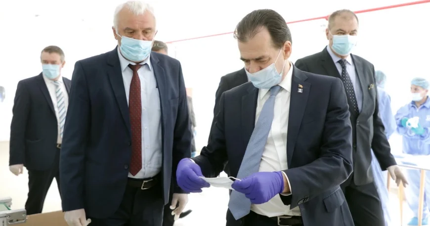Ce s-a ales de fabrica de măști sanitare inaugurată de fostul premier Ludovic Orban în pandemie: „Pierdere totală”