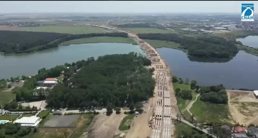 Construcția lotului 4 al A0 Nord a trecut de 70%. Când ar putea fi gata autostrada