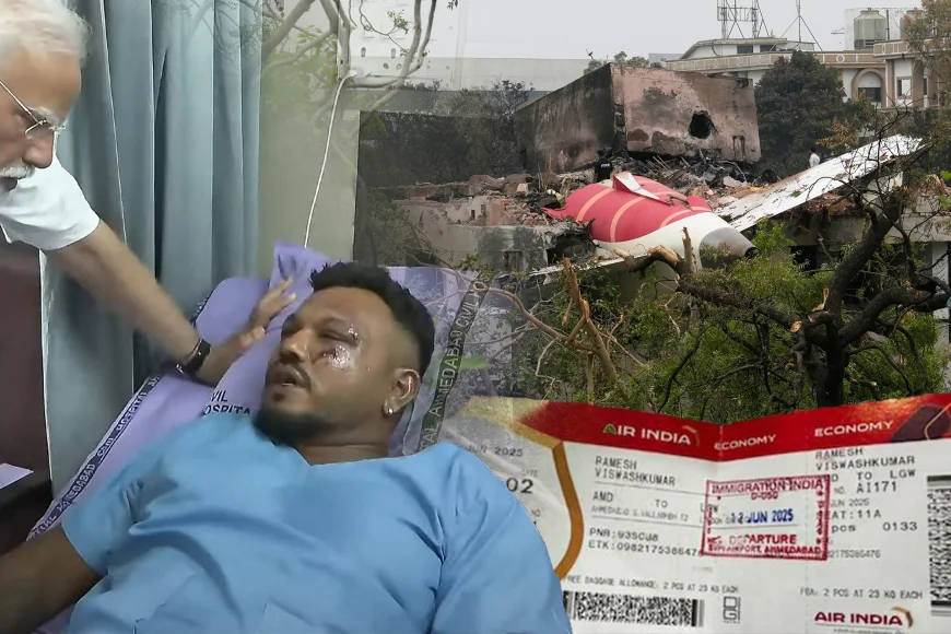 VIDEO Singurul supraviețuitor al prăbușirii avionului Air India și-a condus pe ultimul drum fratele, ucis în aceeași tragedie aviatică