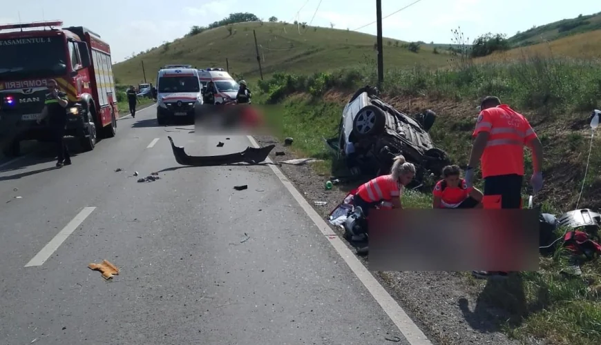 Accident grav pe centura Florești-Cluj: un bărbat a murit, o femeie e în stare critică