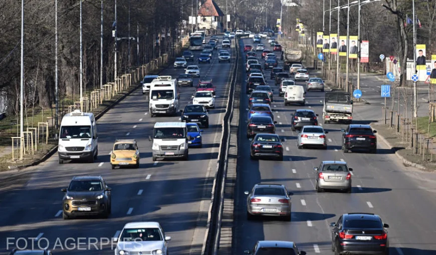 Restricţii de trafic din această noapte pe DN 1, la intrarea în Bucureşti. Se fac lucrări pentru legătura reţelei de metrou cu Aeroportul Otopeni