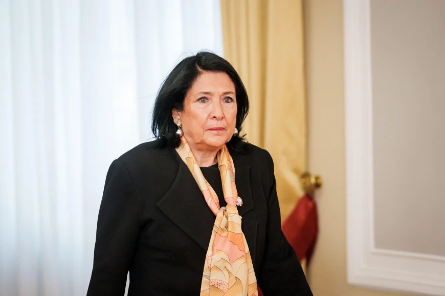 Președinta pro-europeană a Georgiei Salome Zurabișvili merge la Congresul Național al USR