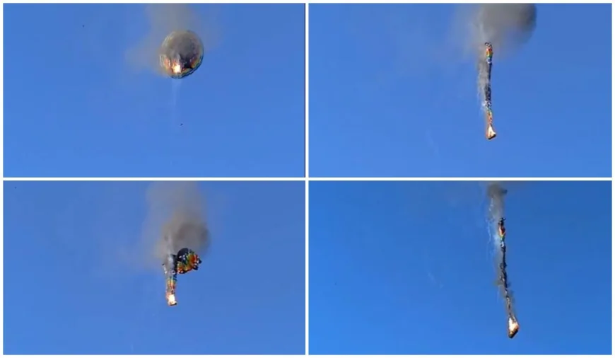 Cel puţin opt persoane au murit, după ce un balon cu aer cald a căzut în Brazilia