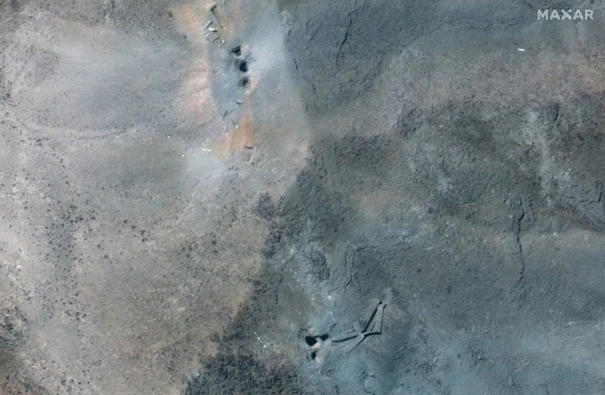 Imagini din satelit atată impactul atacului american asupra instalației nucleare de la Fordo