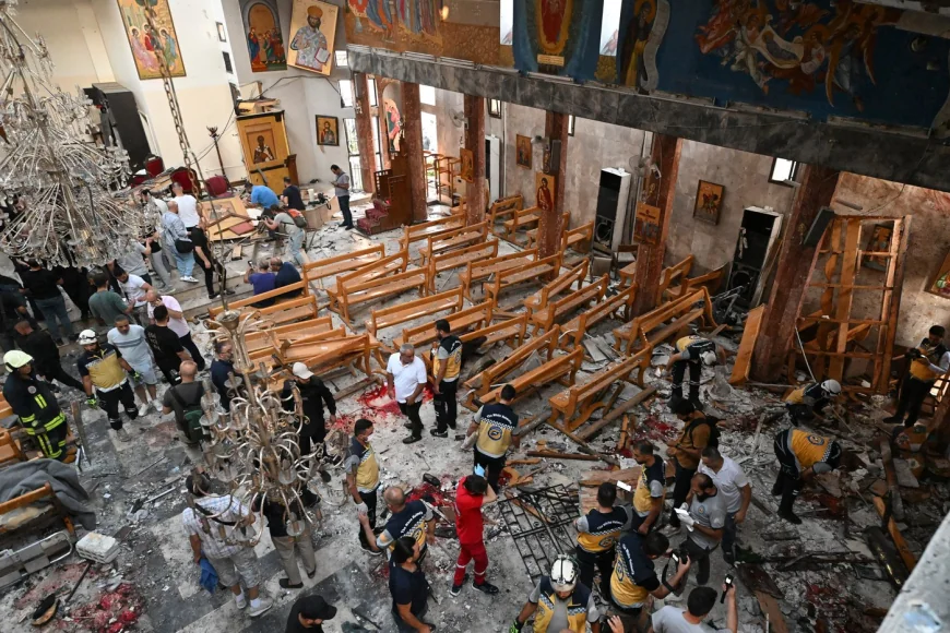 Atentat sinucigaș la o biserică din Siria. Cel puțin 20 de morți