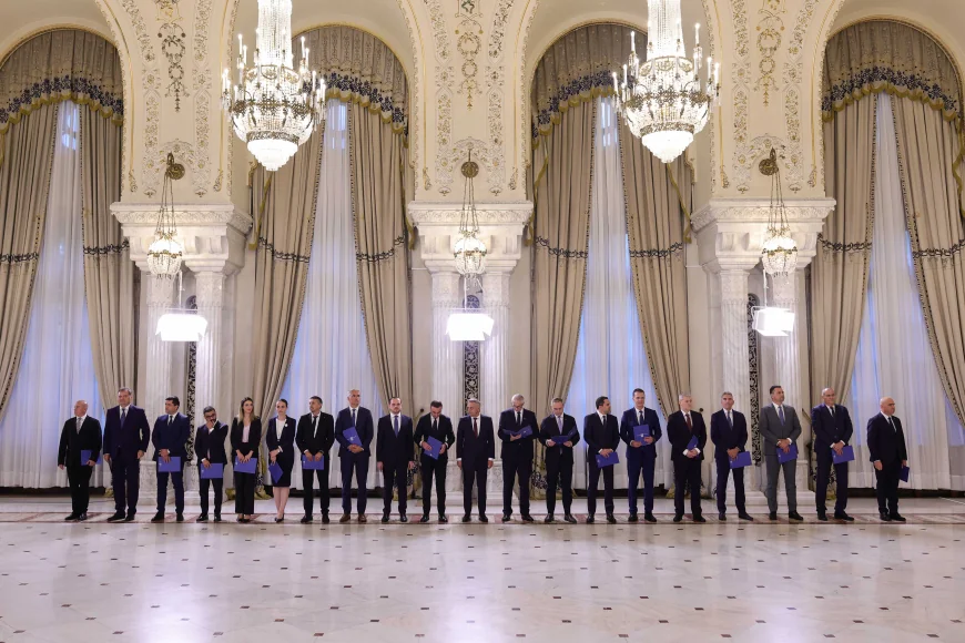 Miniștrii Guvernului Bolojan au depus jurământul la Palatul Cotroceni